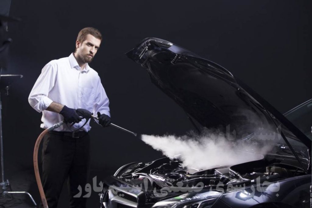 دستگاه بخارشوی صنعتی و کارواش بخار استیم پاور هزینه قیمت درآمد طرز کار چگونه معایب مزایا تجهیزات تانکر منبع