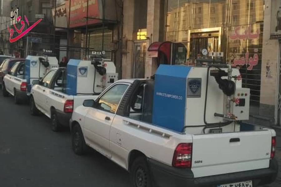 فروش اقساطی کارواش بخار سیار