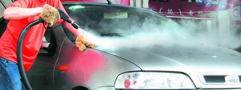 نحوه صحیح شستشو با دستگاه کارواش بخار ن