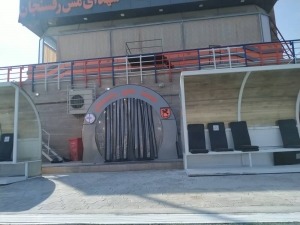 تونل ضدعفونی استیم پاور در باشگاه مس رفسنجان (1)