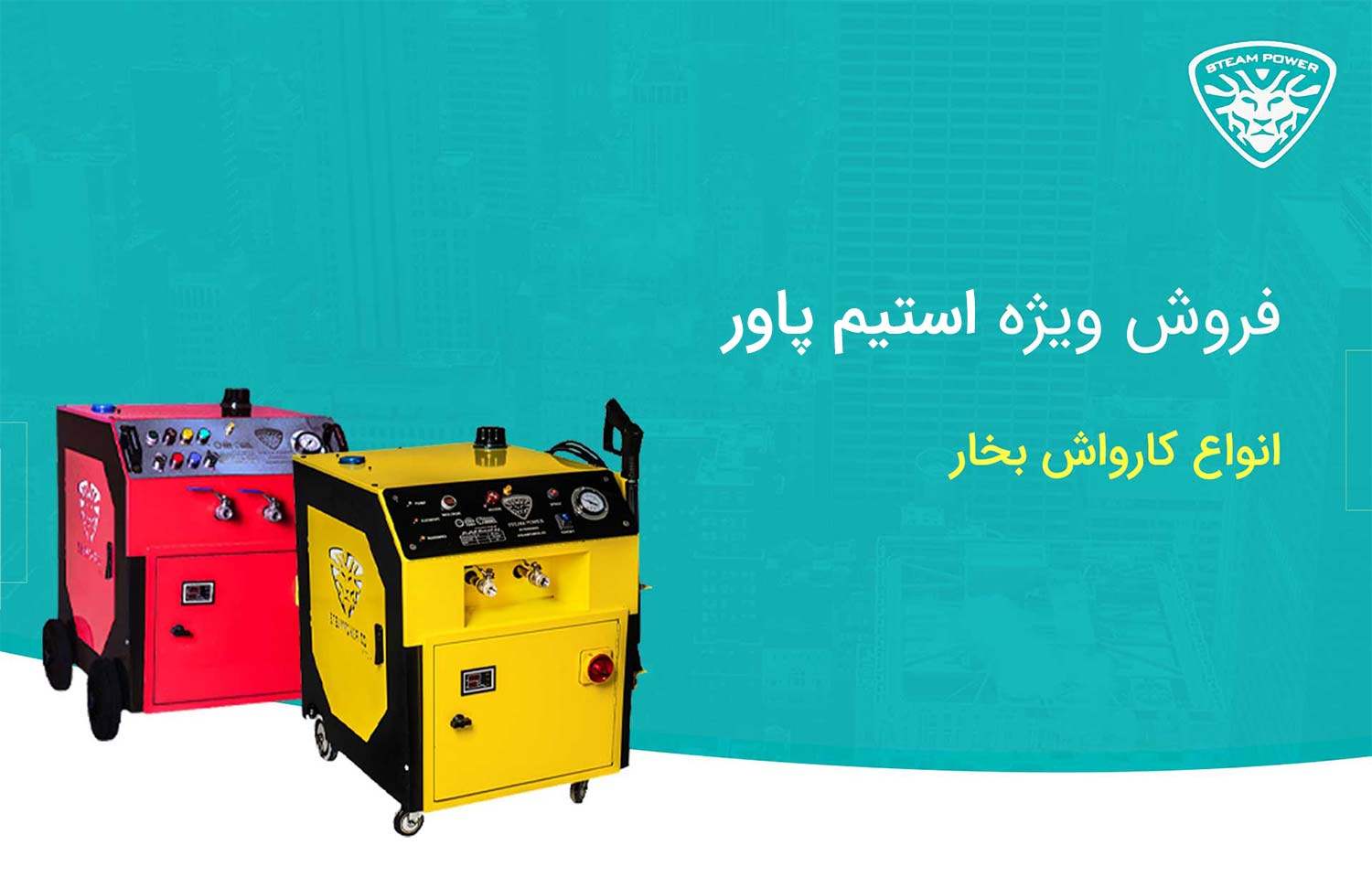 خرید کارواش بخار استیم پاور